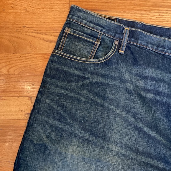 Men’s Levi 569 blue jean denim shorts size 52 - Picture 3 of 9